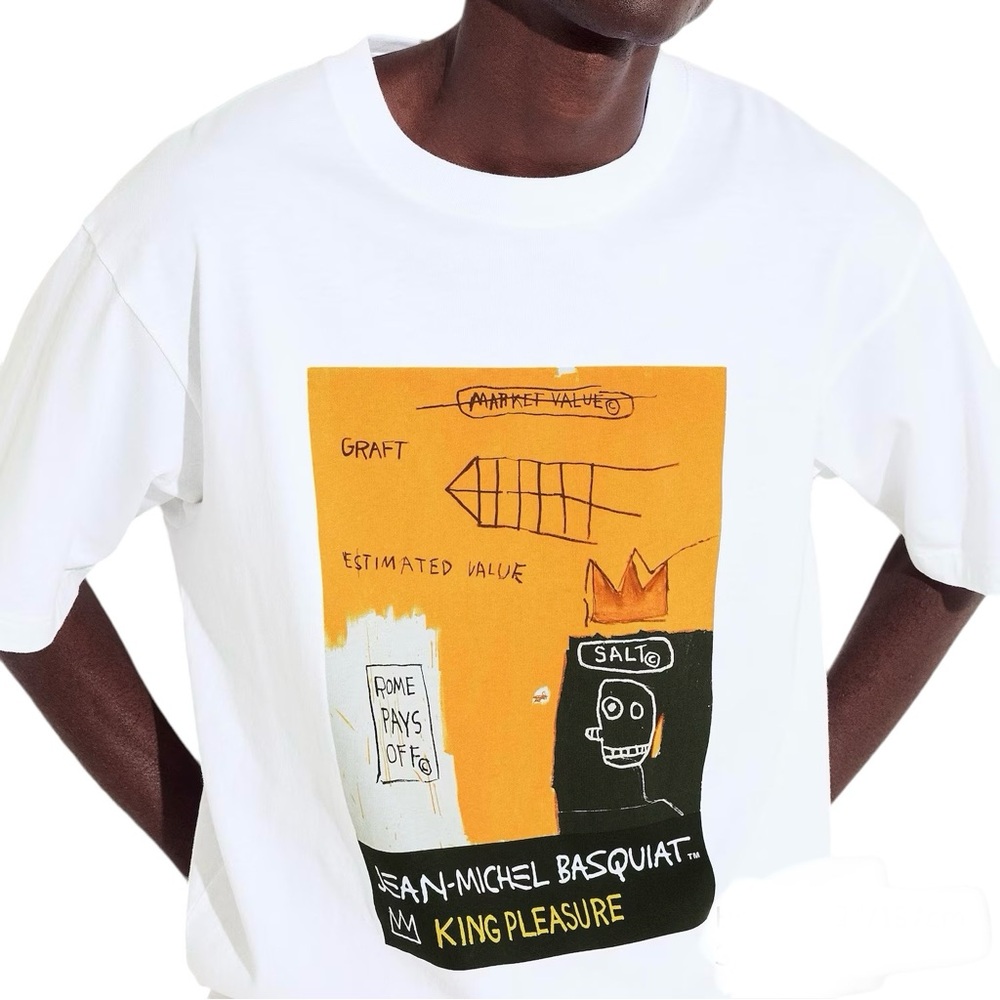 Uniqlo x Jean-Michel Basquiat King Pleasure Short Sleeve T-shirt Unisex Small